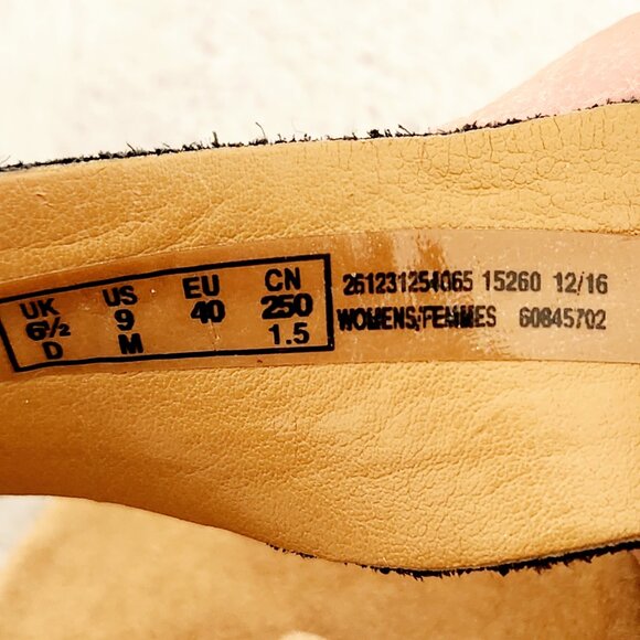 Clarks Womens Sandals Size 10 Black Adjustable Crossover Straps Leather Shoes - Picture 13 of 15